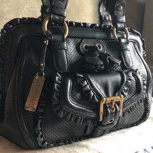 Lockheart leather ruffle doctor bag